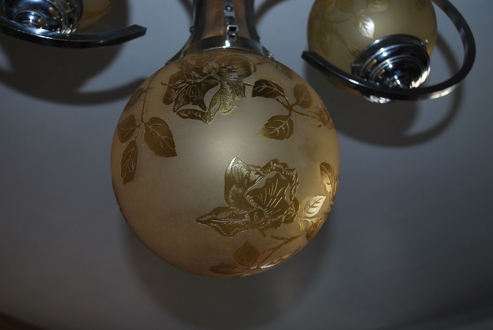 Lustre art déco signé Deveau