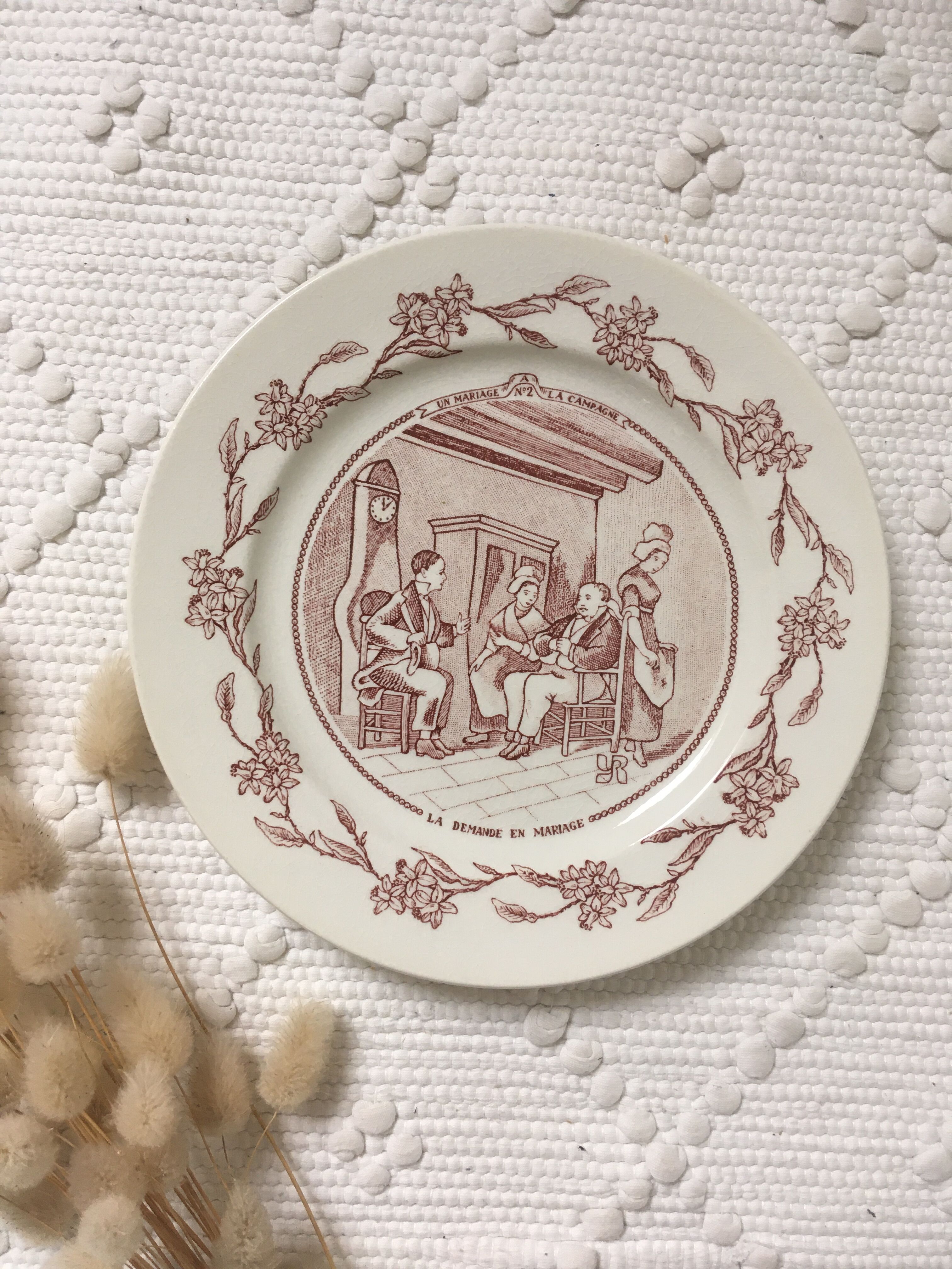 Talking plates "wedding"