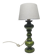 Polish postmodern bedside lamp in glass and pottery, 1980s
