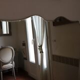 Old bevelled mirror 75x123cm