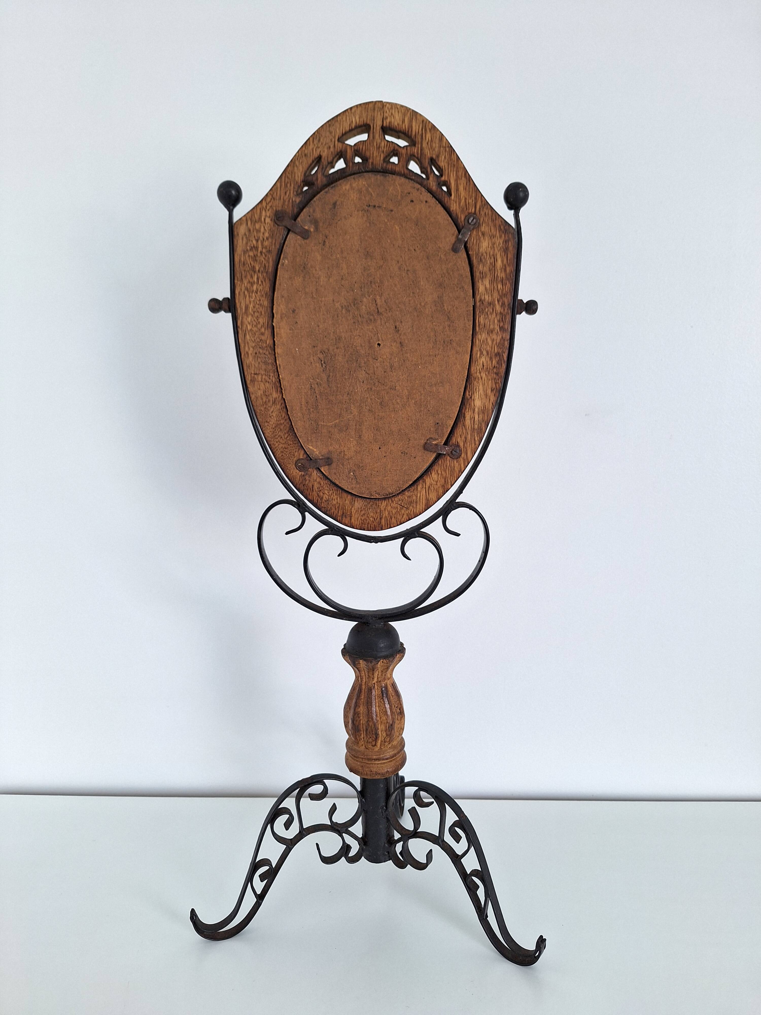 Baroque table mirror 25x56cm