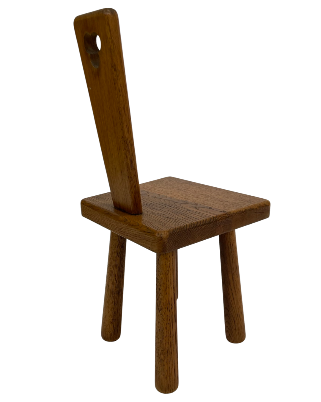 Vintage Spanish chair / stool 70s design brutalist