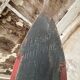 Old wooden skis