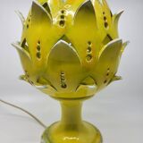 Lampe Artichaut en céramique Jaune