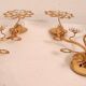 Set Hollywood Regency Wandlampe vergoldet Messing Swarovski-Kristalle Palwa