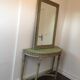 Diptyque console et miroir Louis XVI en bois