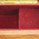 Vintage musical jewelry box in inlaid wood
