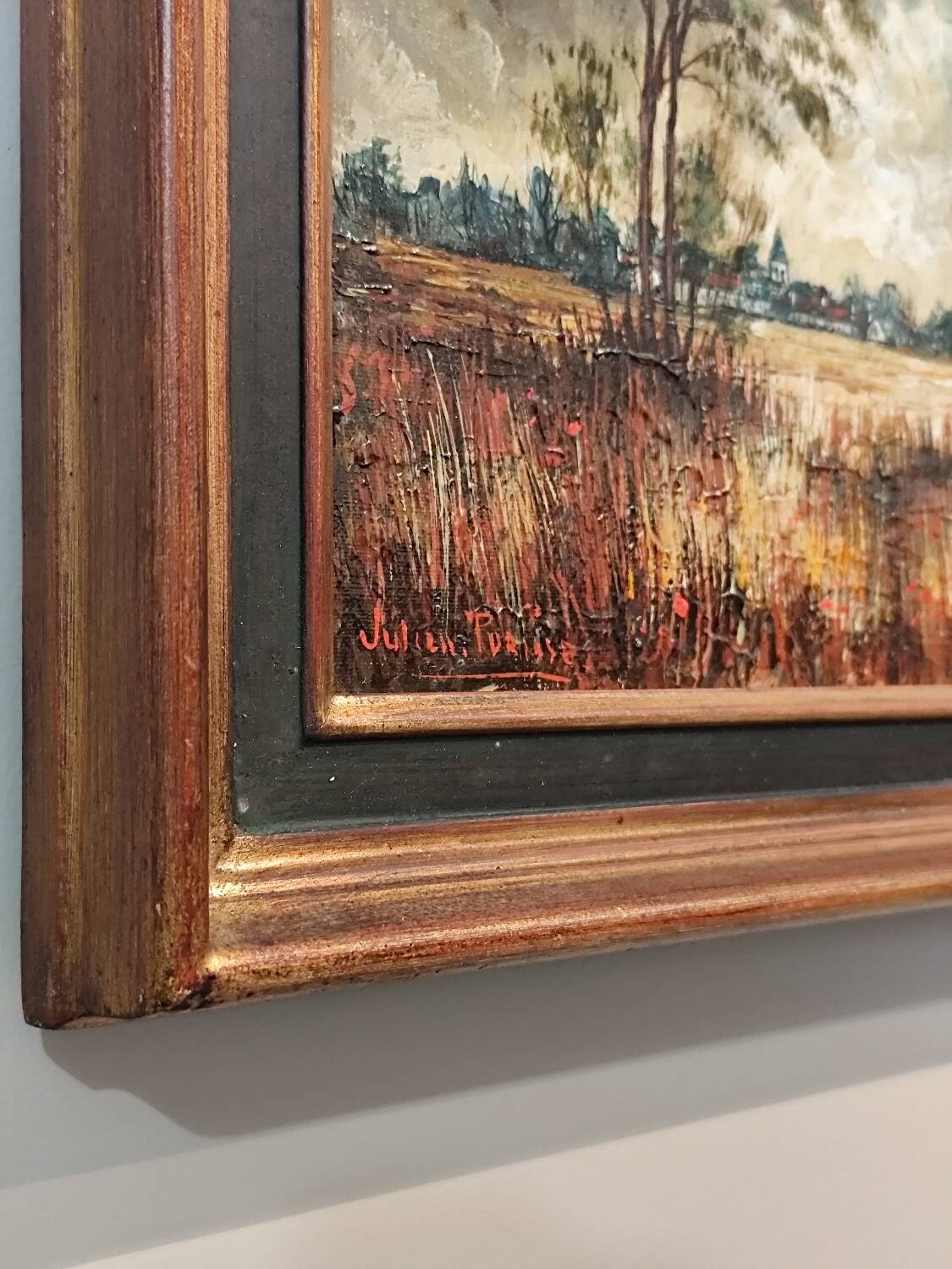 Julien Porisse (1927): Oil on canvas signed