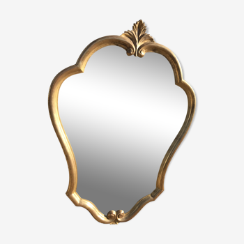 Louis XV style gilded mirror