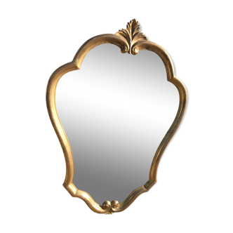 Louis XV style gilded mirror