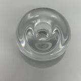 70s crystal candle holder