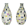 Vases Villeroy et Boch 1950