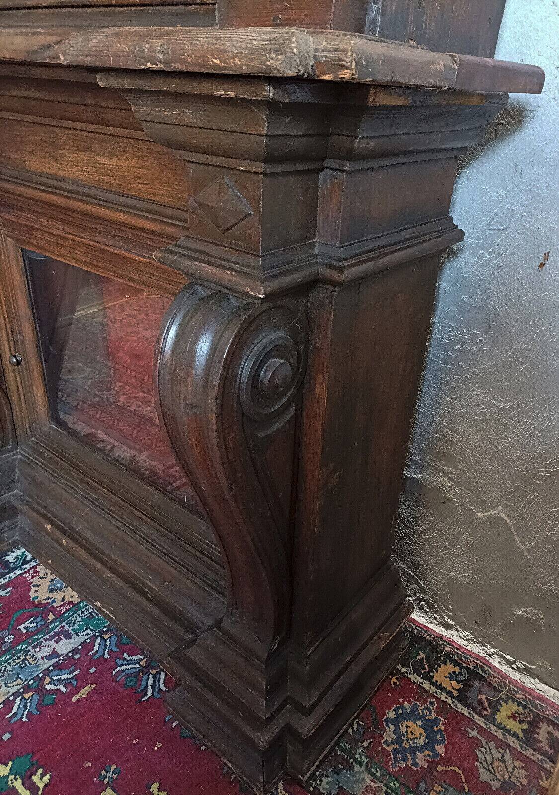 Empire style trade furniture bookcase in solid pine