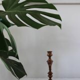 Two copper candle holders