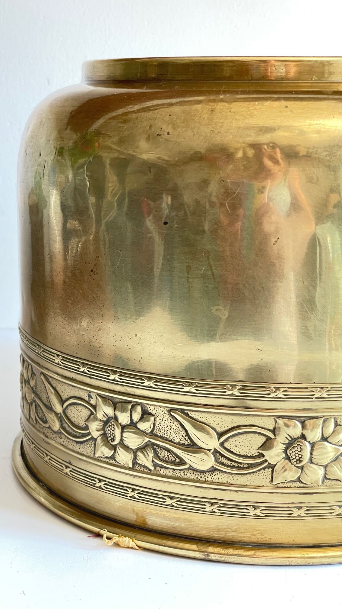 Brass plant pot if Paris 60s