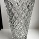 Art Deco crystal vase 50s