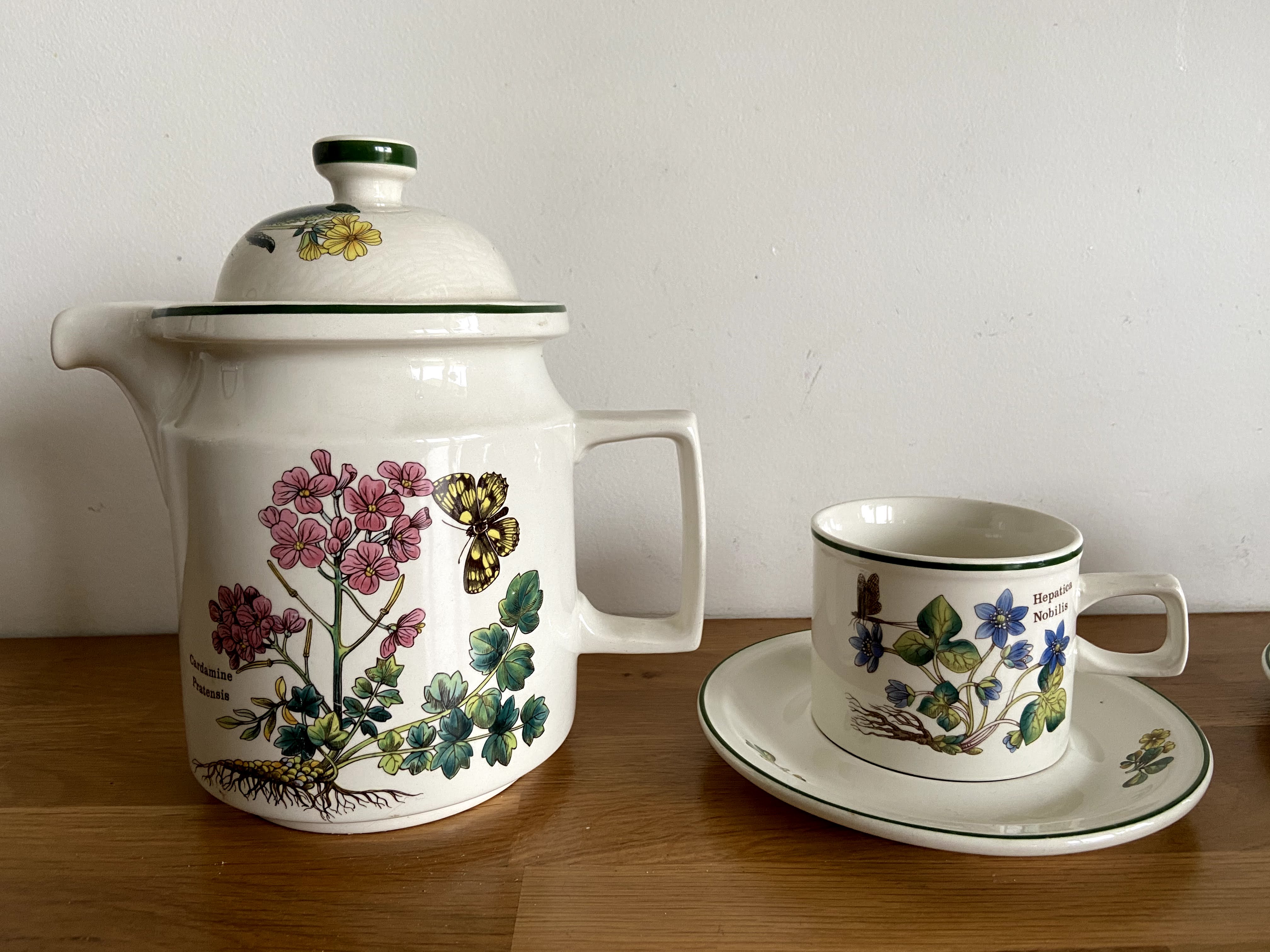English porcelain tea service