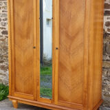 Wardrobe, mirror, vintage, 50s