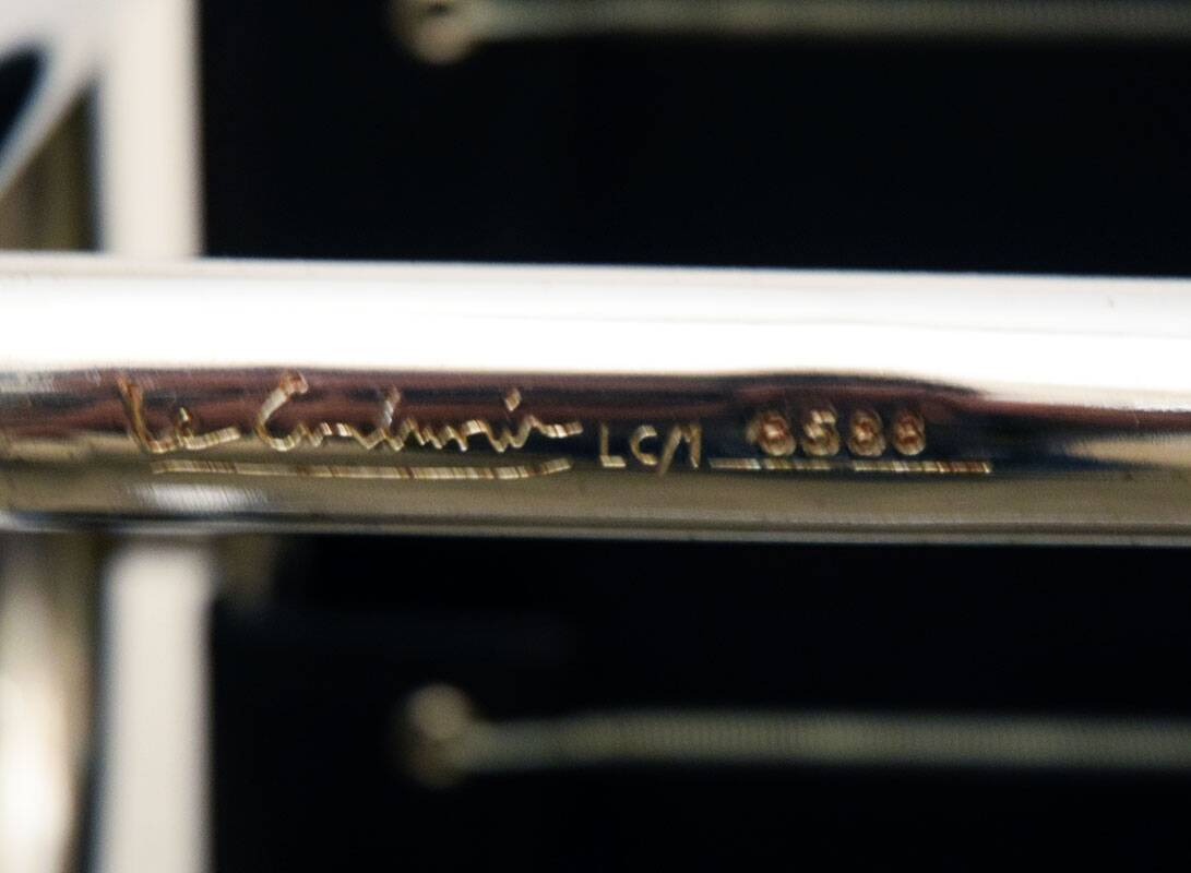 Le Corbusier Cassina LC1 armchair, 1970s.