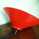 Red metal suspension with "up, down" system