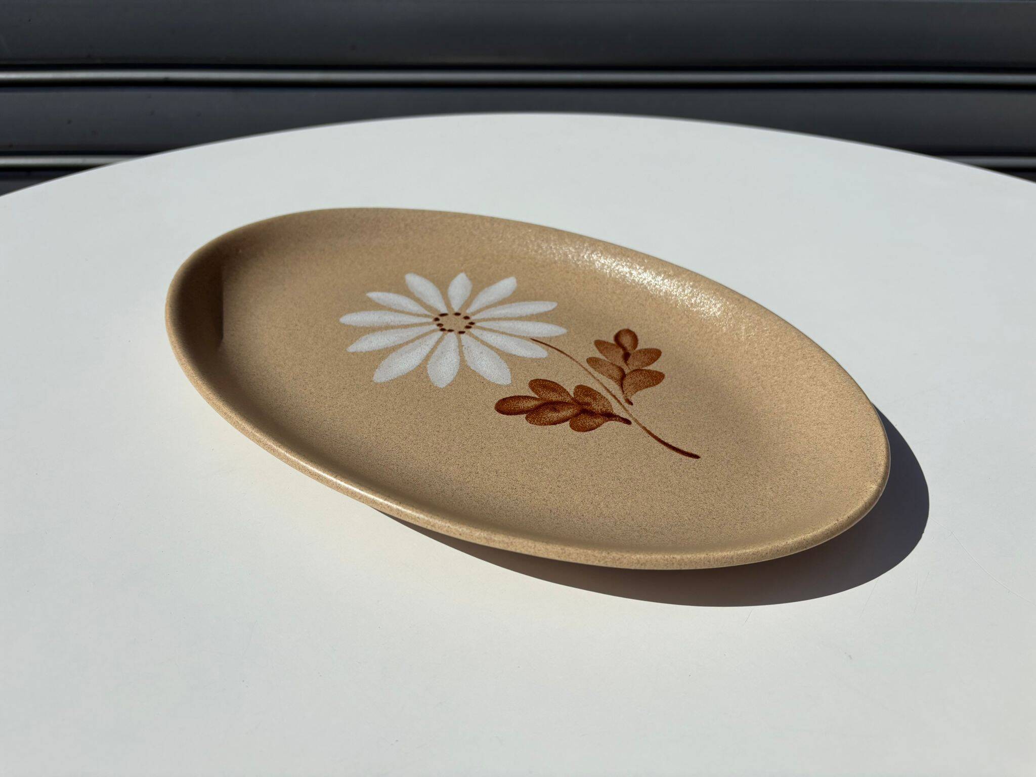 Vintage St Amand Oval Dish – “Autumn” Model