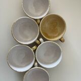 6 tasses à thé André Freymond