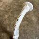 White cast iron wall hook