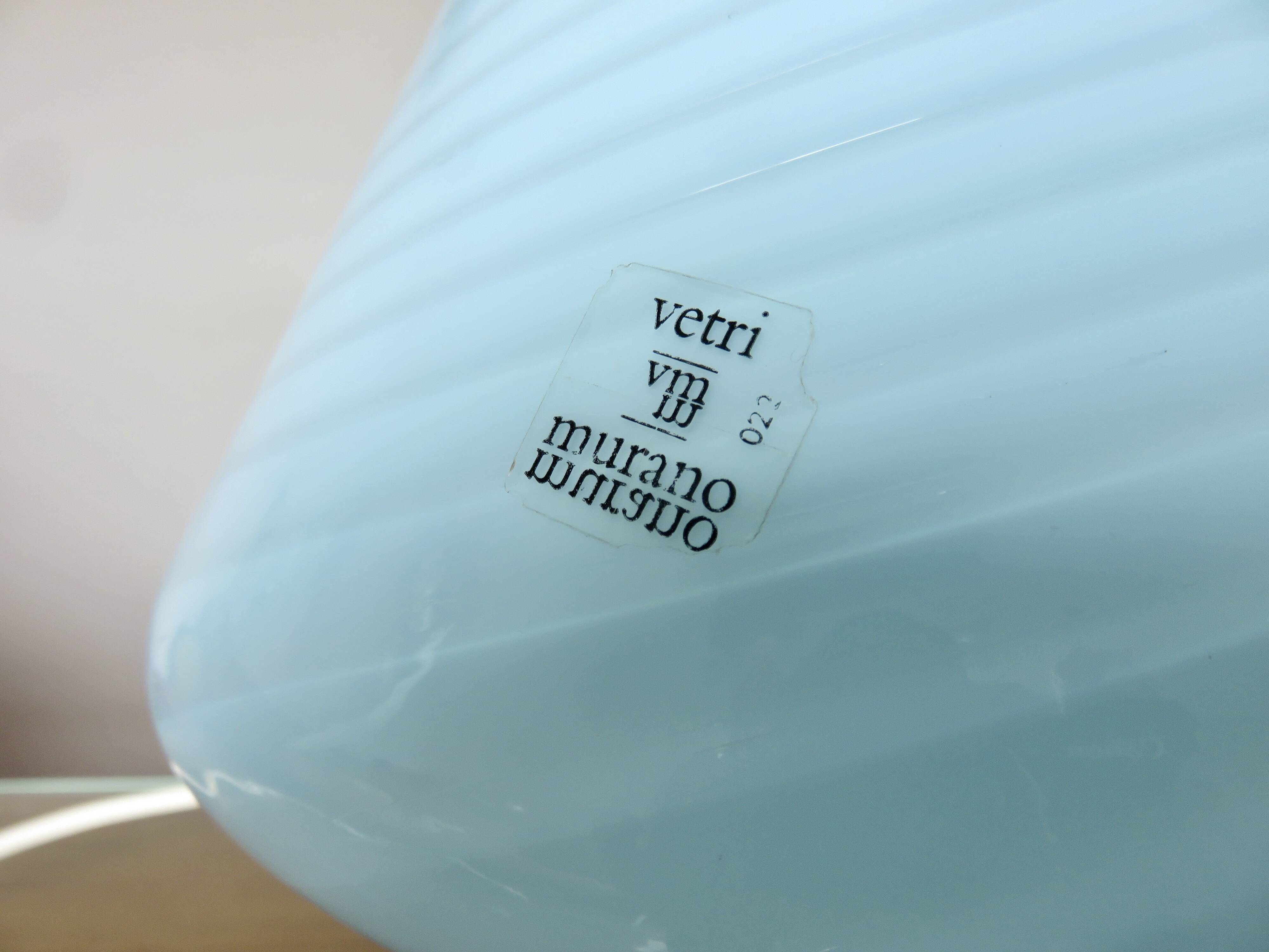 Authentic Murano Vetri mushroom lamp, 1970