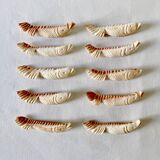 10 fish-shaped knife holders