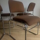 Pair of tubular chairs