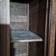 Antique 3-door wardrobe with mirror