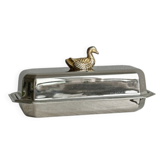 stainless steel butter dish