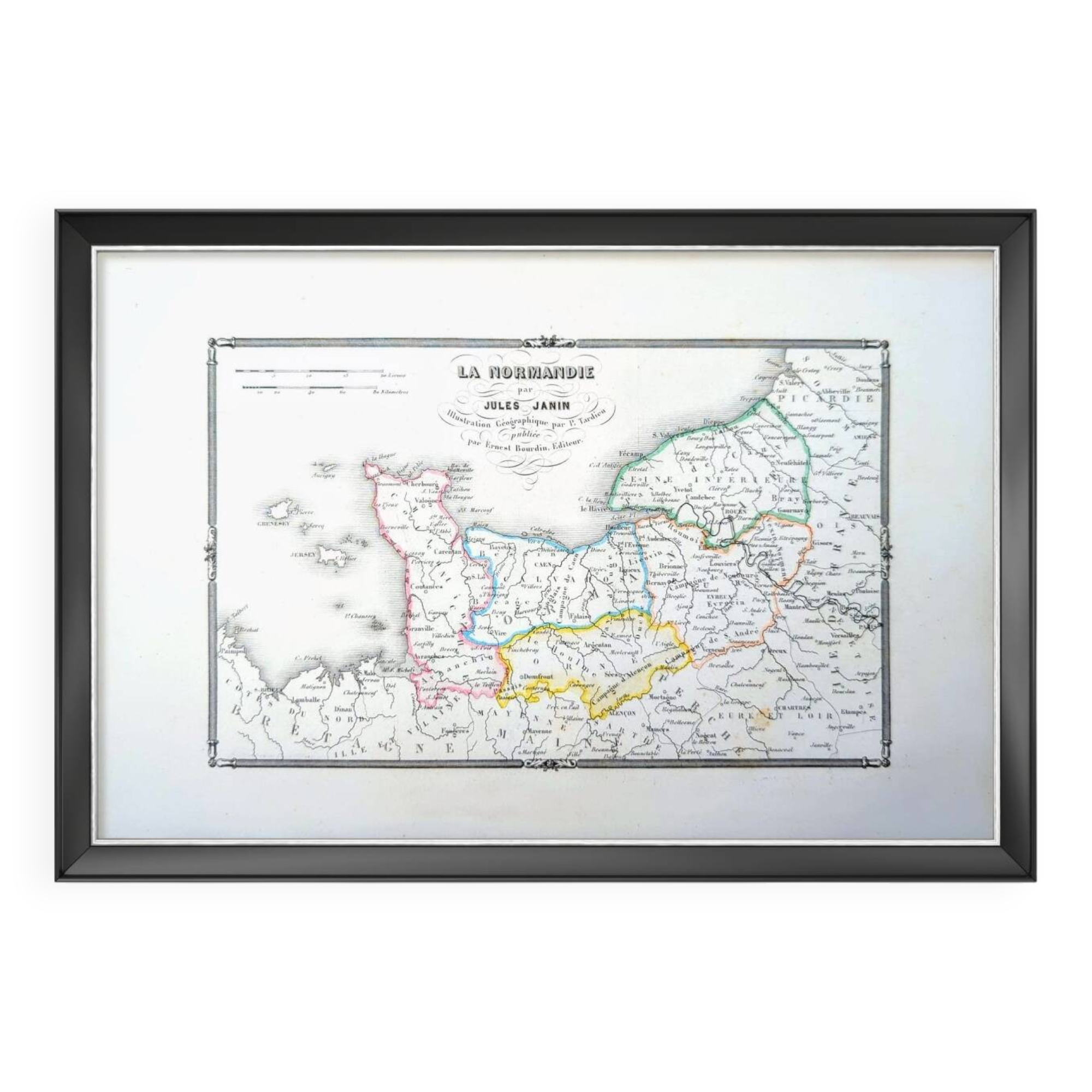 Printed in 1844, La Normandie.