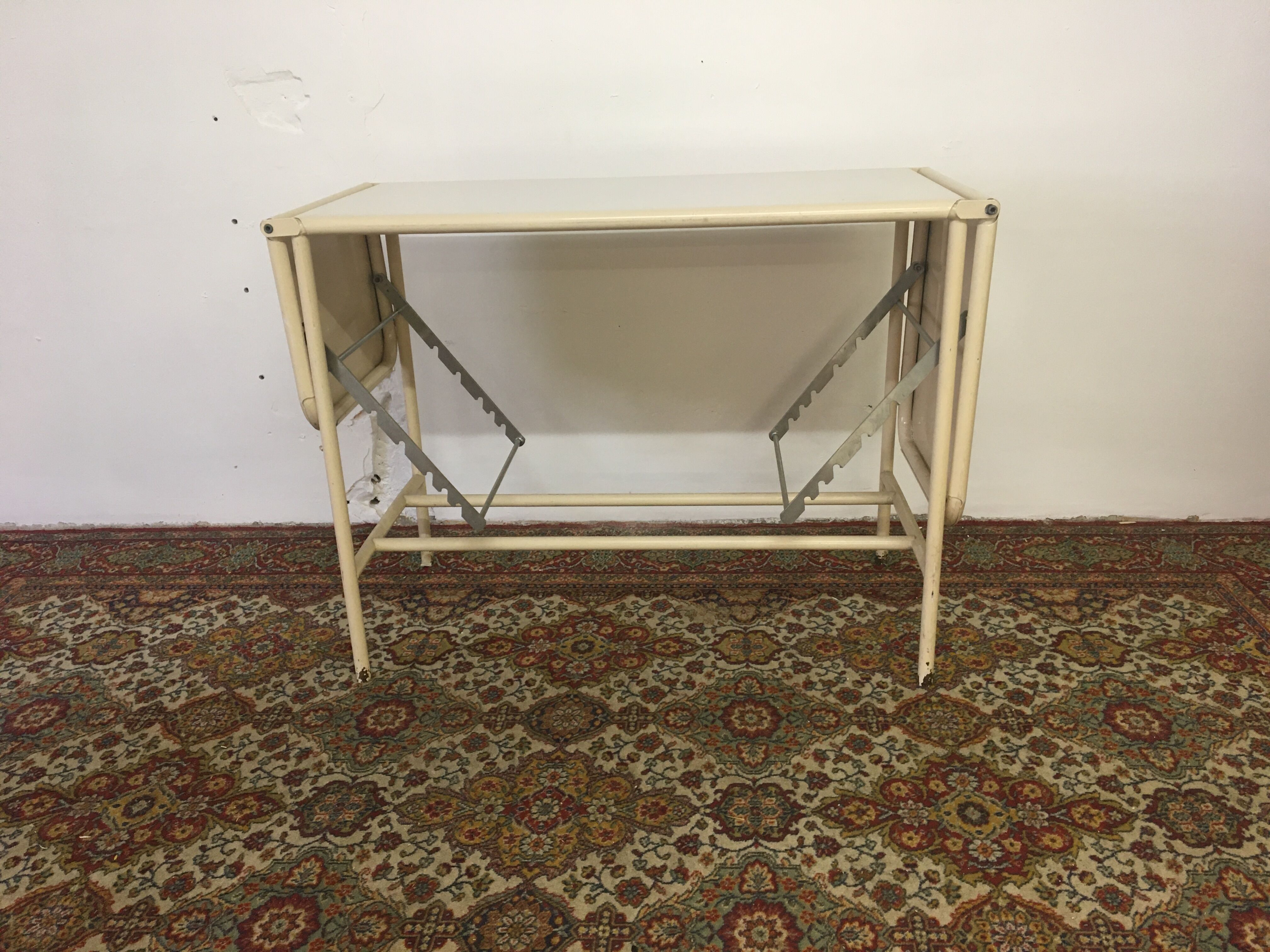 Old metal medical table