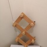 Wooden coat rack