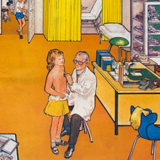 Affiche Offset publiée par Quirin Haslinger Linz Autriche 1964