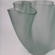 Glass Vase, "Cartoccio" model by Pietro Chiesa for Fontana Arte