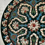 Kuthaya Decorative Plate Turkish Ceramic Handmade Diameter 23 cm