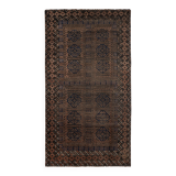 Vintage Turkish Oushak Handwoven Rug 125x212 cm