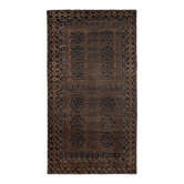 Vintage Turkish Oushak Handwoven Rug 125x212 cm