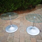 Side tables glasses
