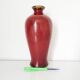 Chinese red ceramic vase 23 cm