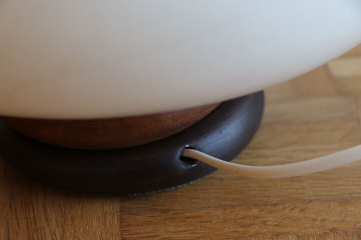 Kostka ceramic and wood lamp foot 400mm