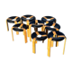 Lot de tabourets scandinaves tigesen sorensen
