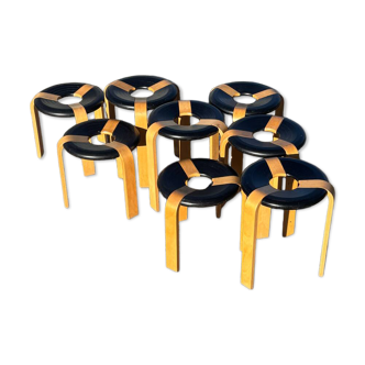 Set of Scandinavian stools TIGESEN SORENSEN