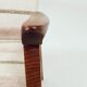 Fauteuil vintage style scandinave lin naturel 1970