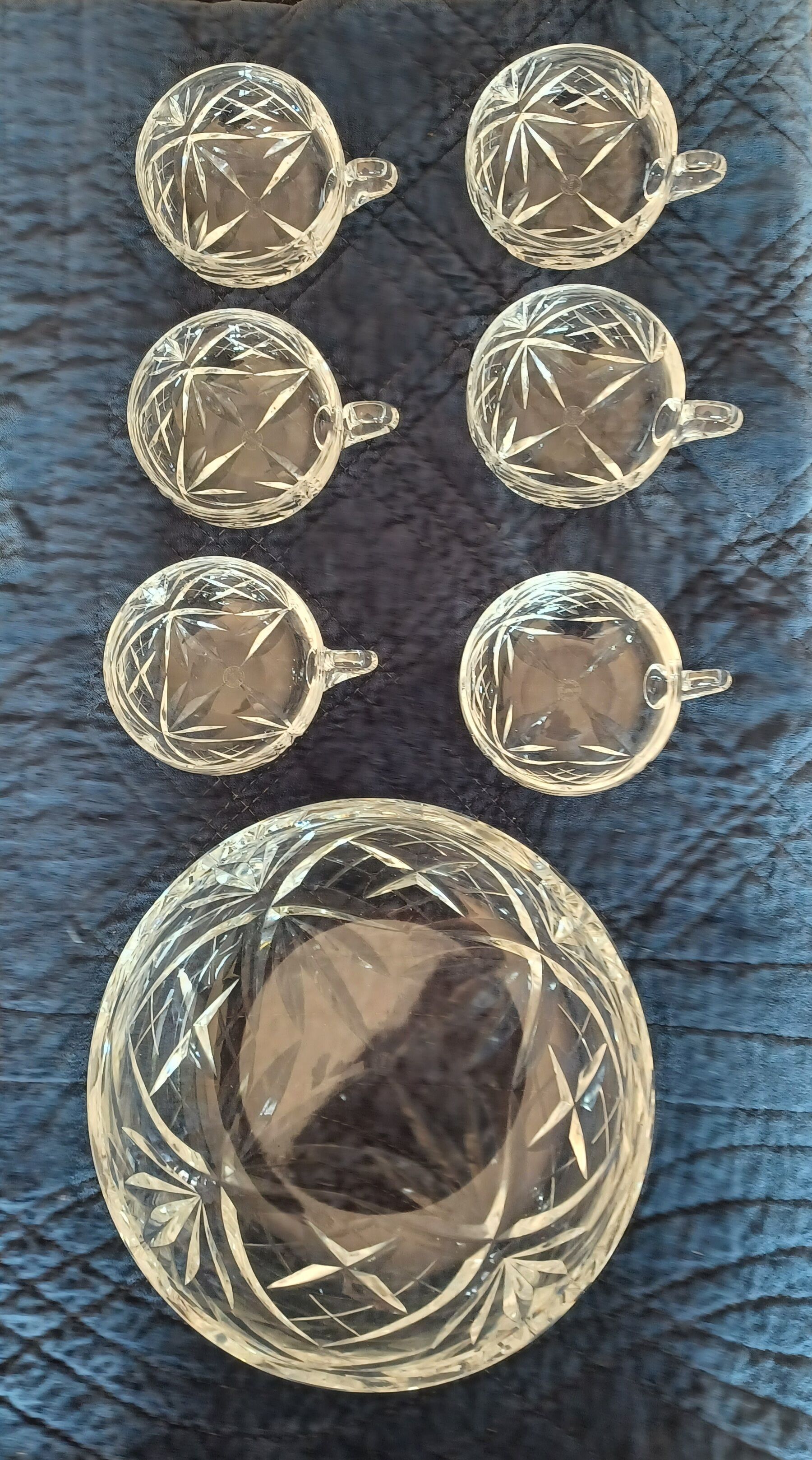 Cristal Saint Louis cream service