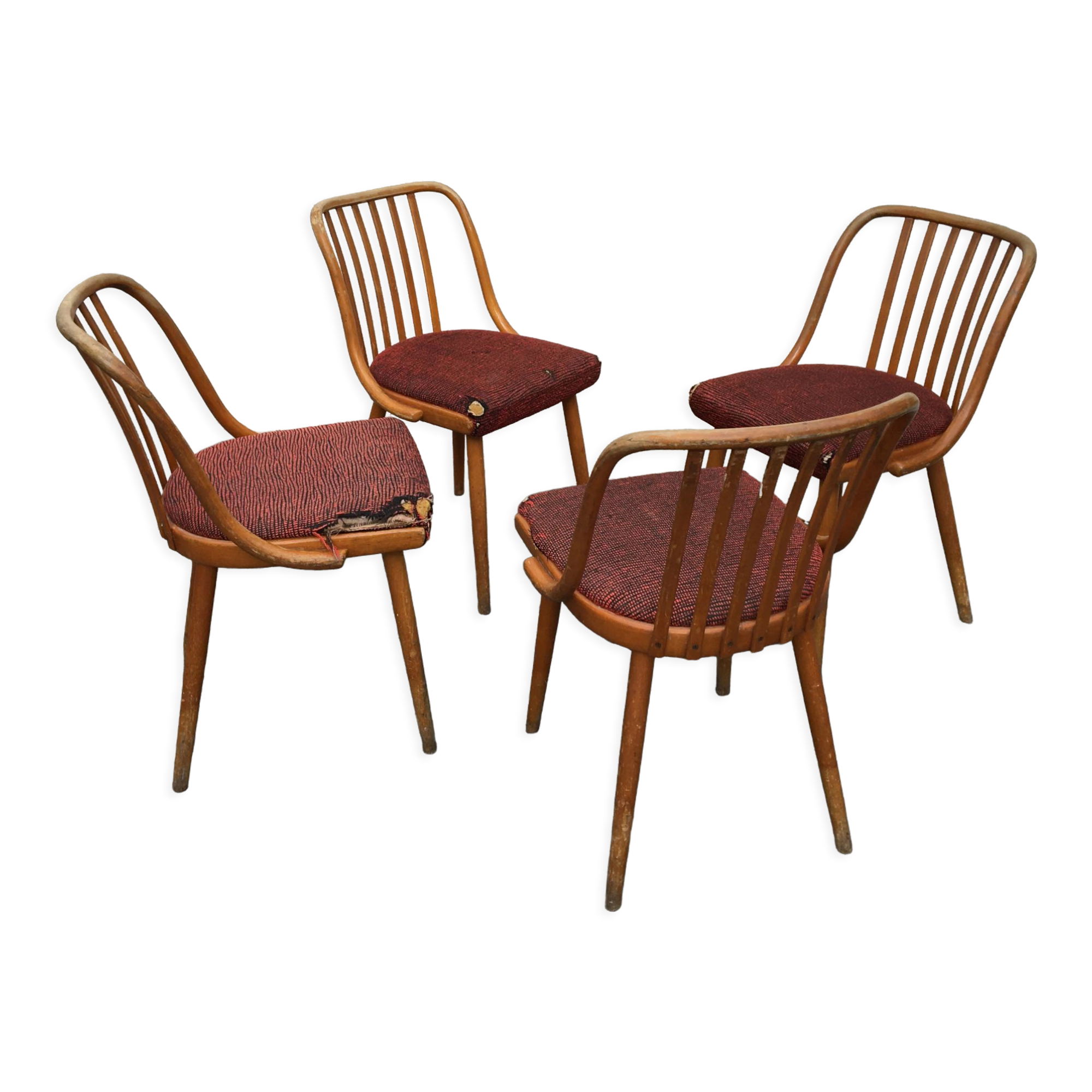 Antonin Suman chairs 60s Czechoslovakia