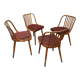 Antonin Suman chairs 60s Czechoslovakia