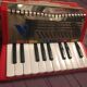 Accordion former red vintage Kids Toy mark Antonelli